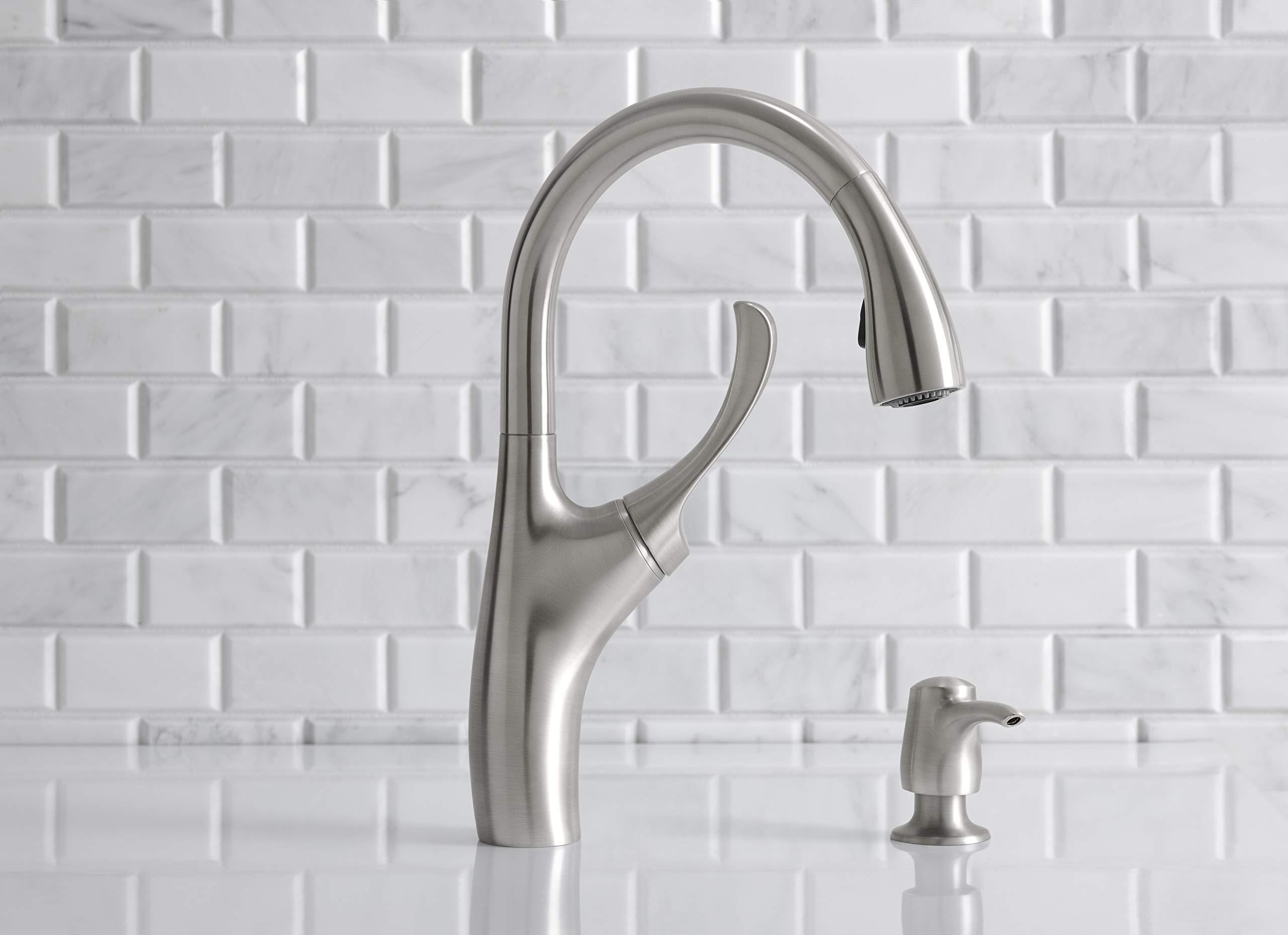 Kohler Kohler K-R72511-SD-VS Mazz Kitchen Sink Faucet, Vibrant Stainless