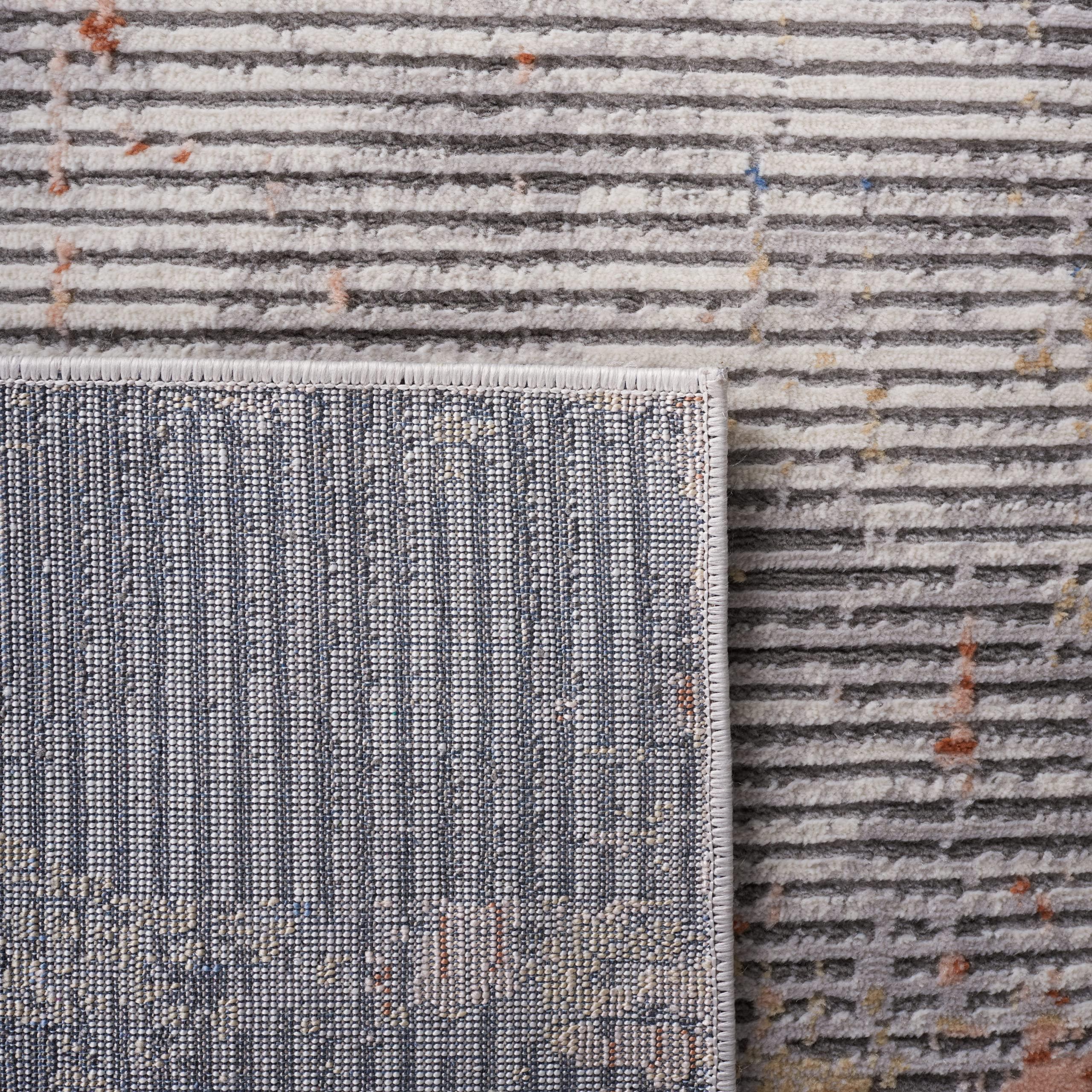 Safavieh SAFAVIEH Eternal Collection Area Rug - 9' x 12', Grey & Gold, Transitional Design, Ideal for High Traffic Areas in Living Room, Bedroom & Dining Room (ETL212F-9)