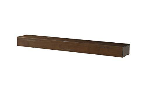 Pearl Mantels Pearl Mantels 412-60-70 Shenandoah Pine 60-Inch Fireplace Mantel Shelf, Rustic Cherry