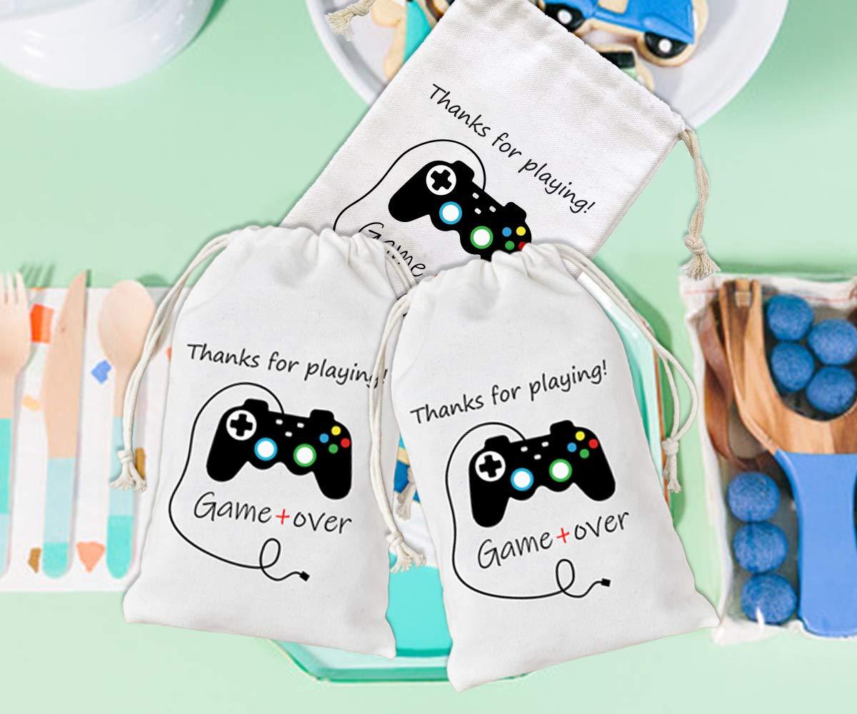 Kreatwow Kreatwow 12 Pack Video Game Party Bags Gaming Party Favor Bags Supplies for Birthday Party Supplies
