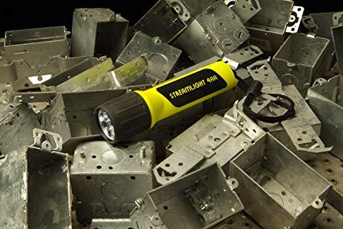 Streamlight Streamlight 68200 4AA ProPolymer LED Flashlight with White LEDs, Yellow - 67 Lumens