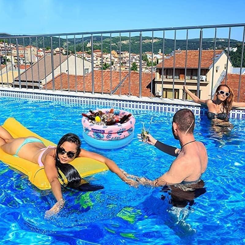 NTIYOU Ice Buckets Inflatable Ice Bucket Drink Holder Large Capacity Ice Bucket Cooler for Swim Pool Party Indoor and Outdoor Cooler Bar