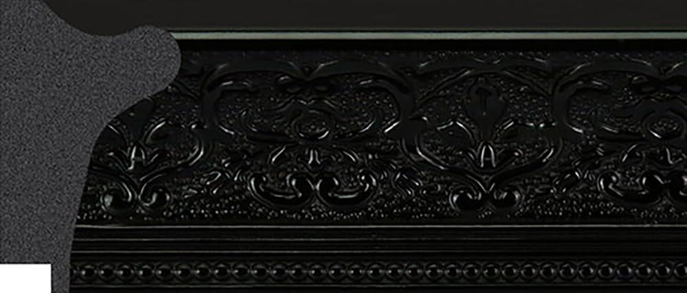 WHOLESALE ARTS AND FRAMES 2-1/2\" Polystyrene Victorian 27x39 Picture Frame Rich Black 1556, Made in USA 27x39 Poster Frame, 27x39 Ornate Frame for Oil Painting, 27x39 Canvas Frame, 27x39 Frames Rich Black