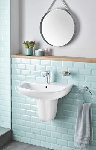 GROHE Grohe 40460001 BauCosmopolitan Towel-Ring, Starlight Chrome 8 Inch