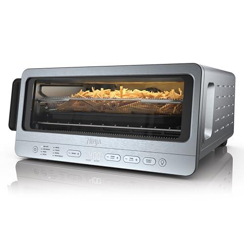 Ninja Ninja Flip Toaster Oven&Air Fryer, 8-in-1 Functionality, Flip Up&Away Capability for Storage Space, LargeCapacity, Air Fry Basket, SheetPan, Wire Rack&Removable Crumb Tray, Stainless,1800 watts, SP151