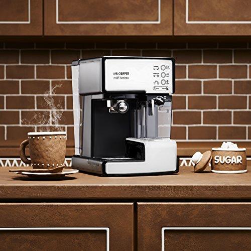 Mr. Coffee Mr. Coffee Cafe Barista Espresso and Cappuccino Maker, White