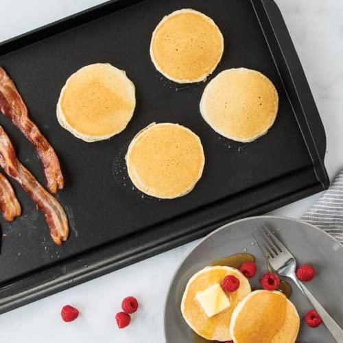 Nordic Ware Nordic Ware 2 Burner Backsplash Griddle, Nonstick