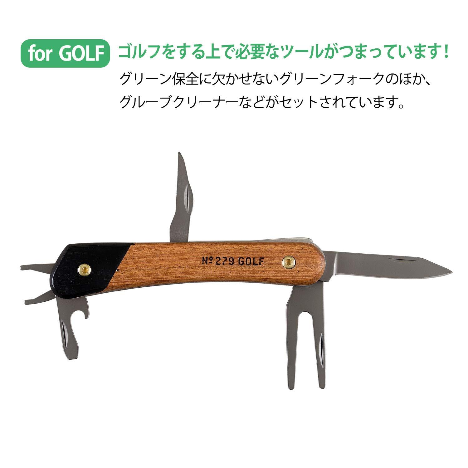 Gentlemen\'s Hardware Gentlemen\'s Hardware Wood-Handled Multi-Tool, 5-in-1, Golf Buddy