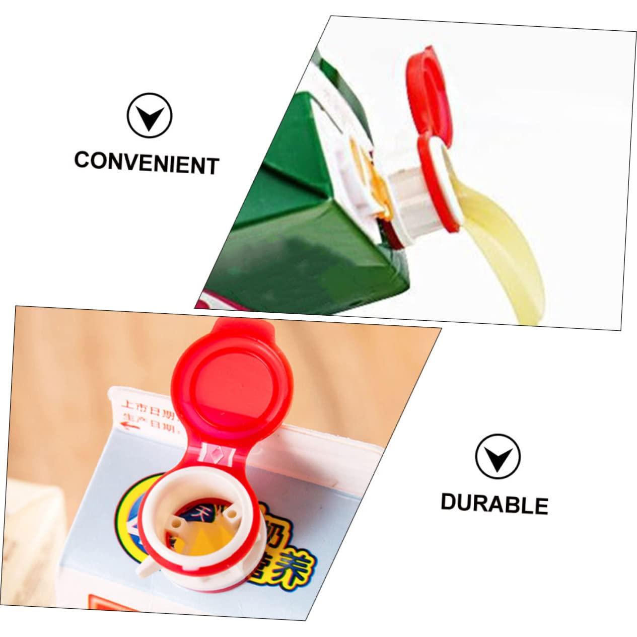 FUNOMOCYA FUNOMOCYA Box Drinks Diverter Cover Milk Beverage Extension Mouth Practical Box Milk Spout Pourer