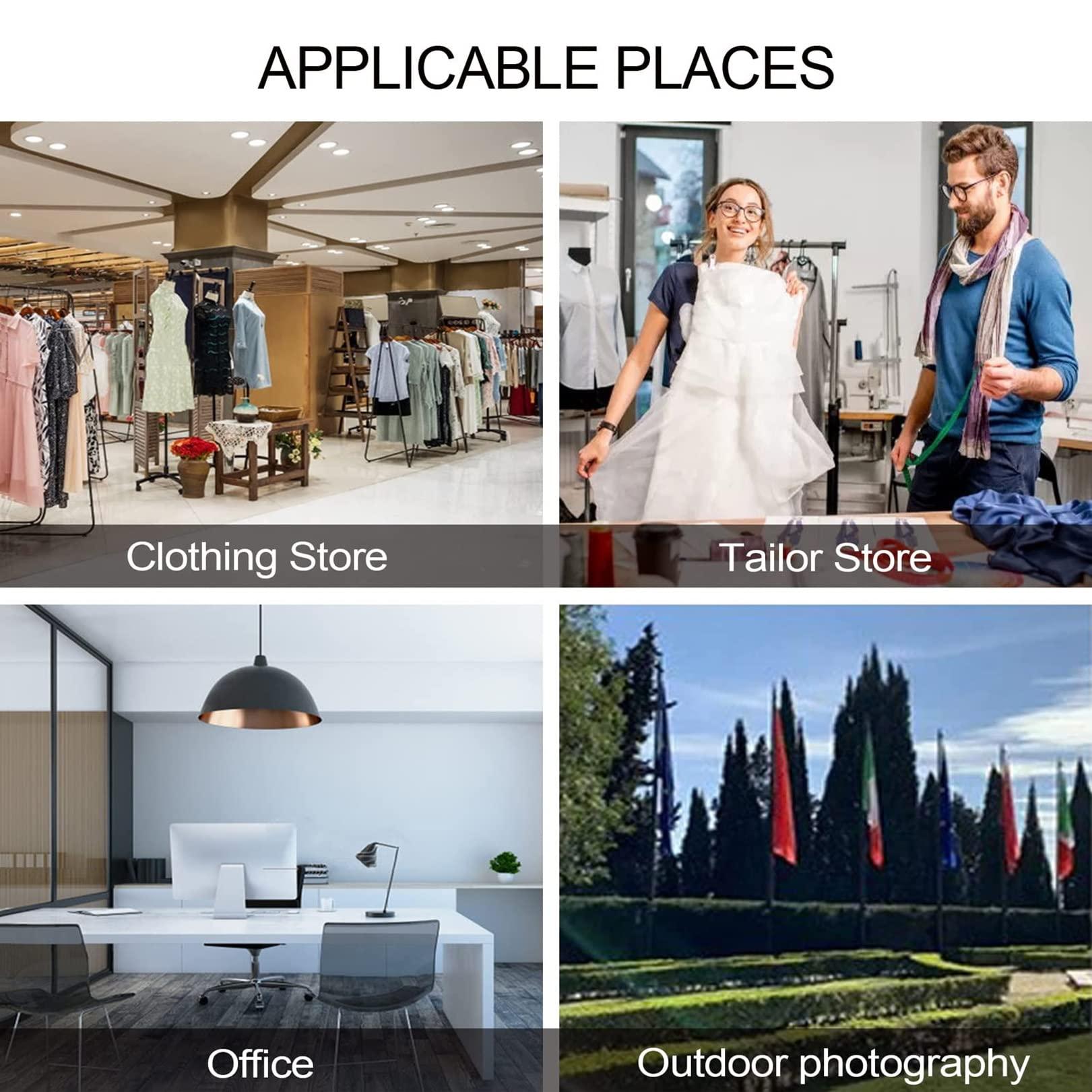 WXZX Clothing Store Fitting Room,U-Dressing Room,portable Simple Mobile Changing Room High Shading Rate Curtain Kit,Area Metal Track Locker Room For Shopping Malls,for Office Outdoor Activity And The Mall