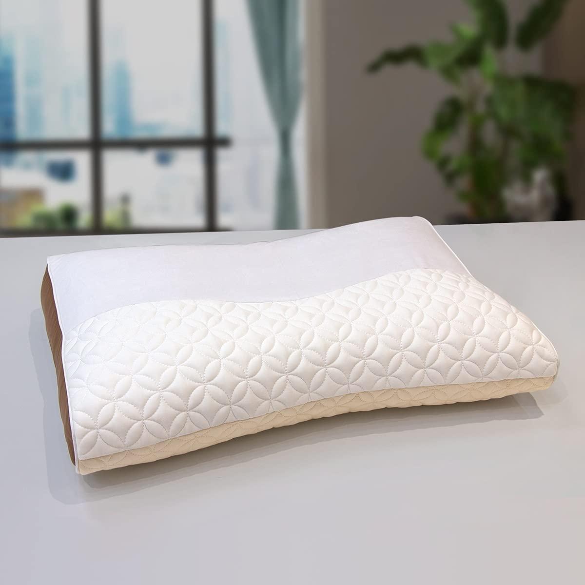 liuc1994 Bed Pillows & positioners Buckwheat Husk Pillow, Ergonomic Pillow, Neck Pillows for Pain Relief Sleeping, Neck Buckwheat Skin Comfortable Sleep Help Comfortable