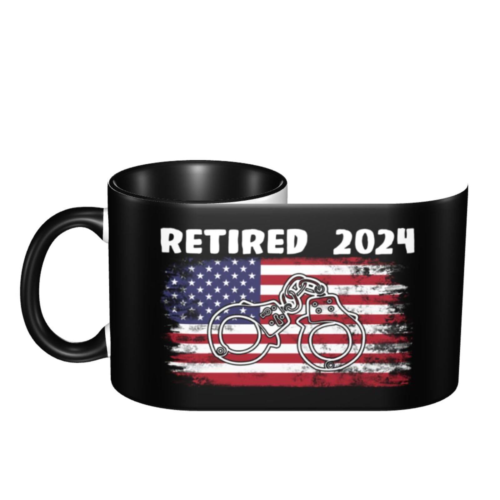 SwpWab SwpWab Police Officer Retired not My Problem Funny Coffe Mug Ceramic Tea Cups Travel Mugs Drink For Work Home Office