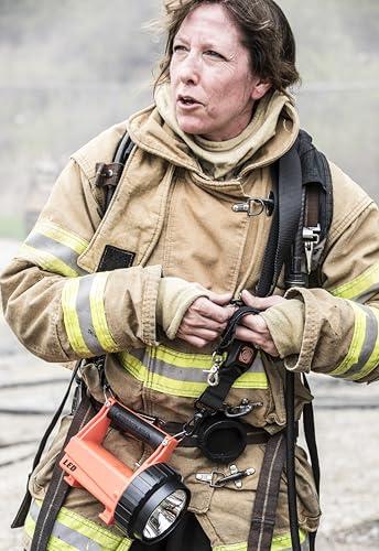 Streamlight Streamlight 44454 Fire Vulcan LED Flashlight with Dual Rear LEDs, Quick Release Shoulder Strap and Without Charger, Orange - 180 Lumens