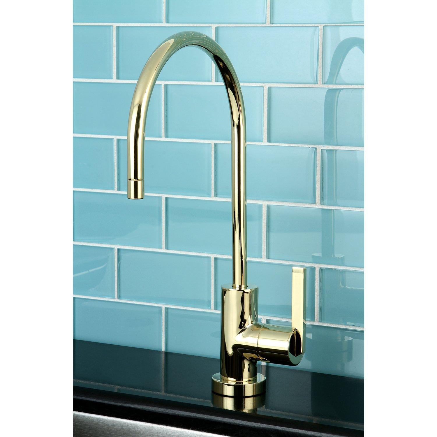 Kingston Brass Kingston Brass KS8192CTL Continental Water Filtration Faucet, 5-3/4 inch in Spout Reach, Polished Brass