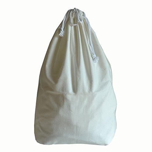 Augbunny Augbunny 100% Cotton Canvas Travel Laundry Bag, 2-Pack