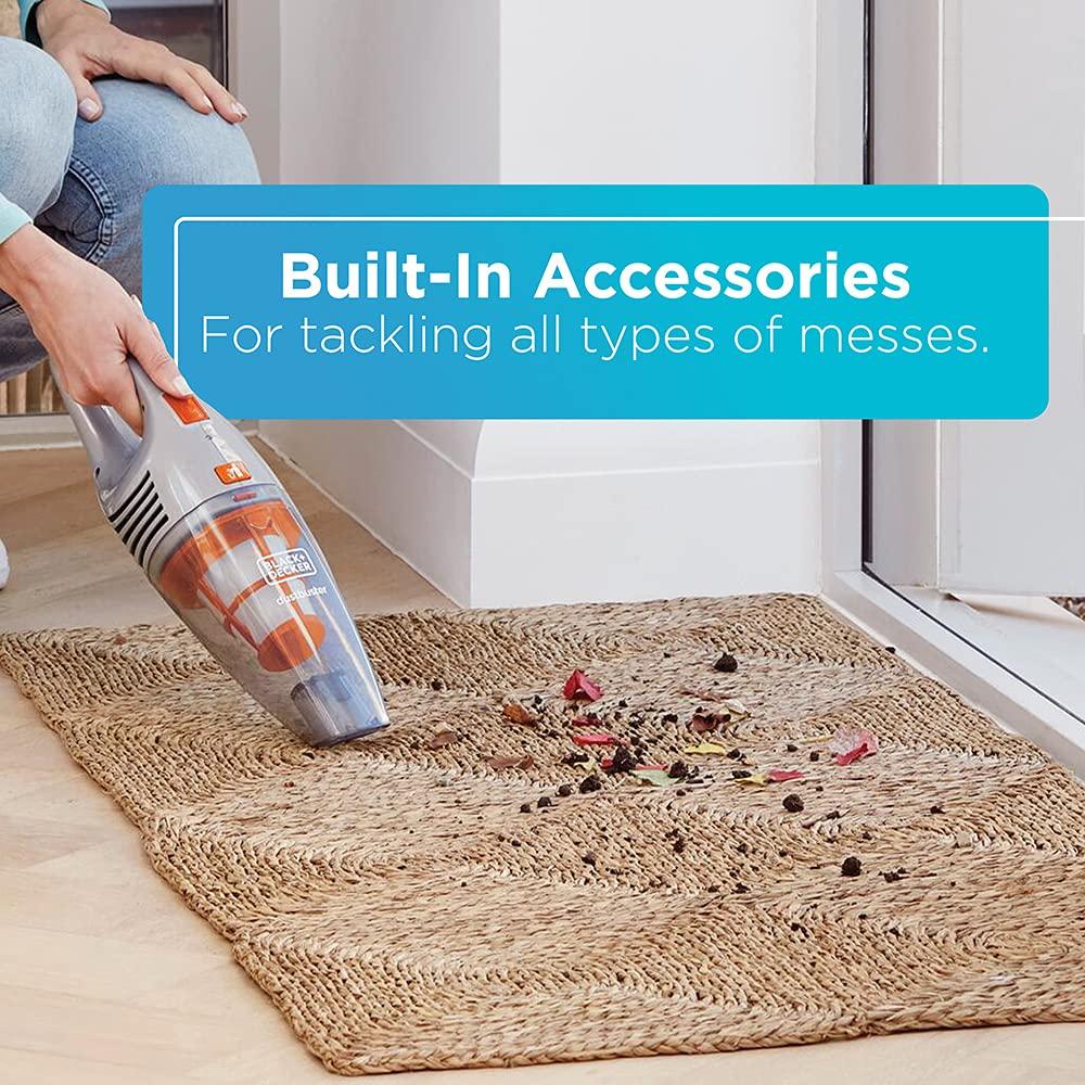 BLACK + DECKER BLACK + DECKER Powerseries Cordless Stick Vacuum Cleaner & Hand Vac, 2-in-1, Titanium Gray (HSVB420J)