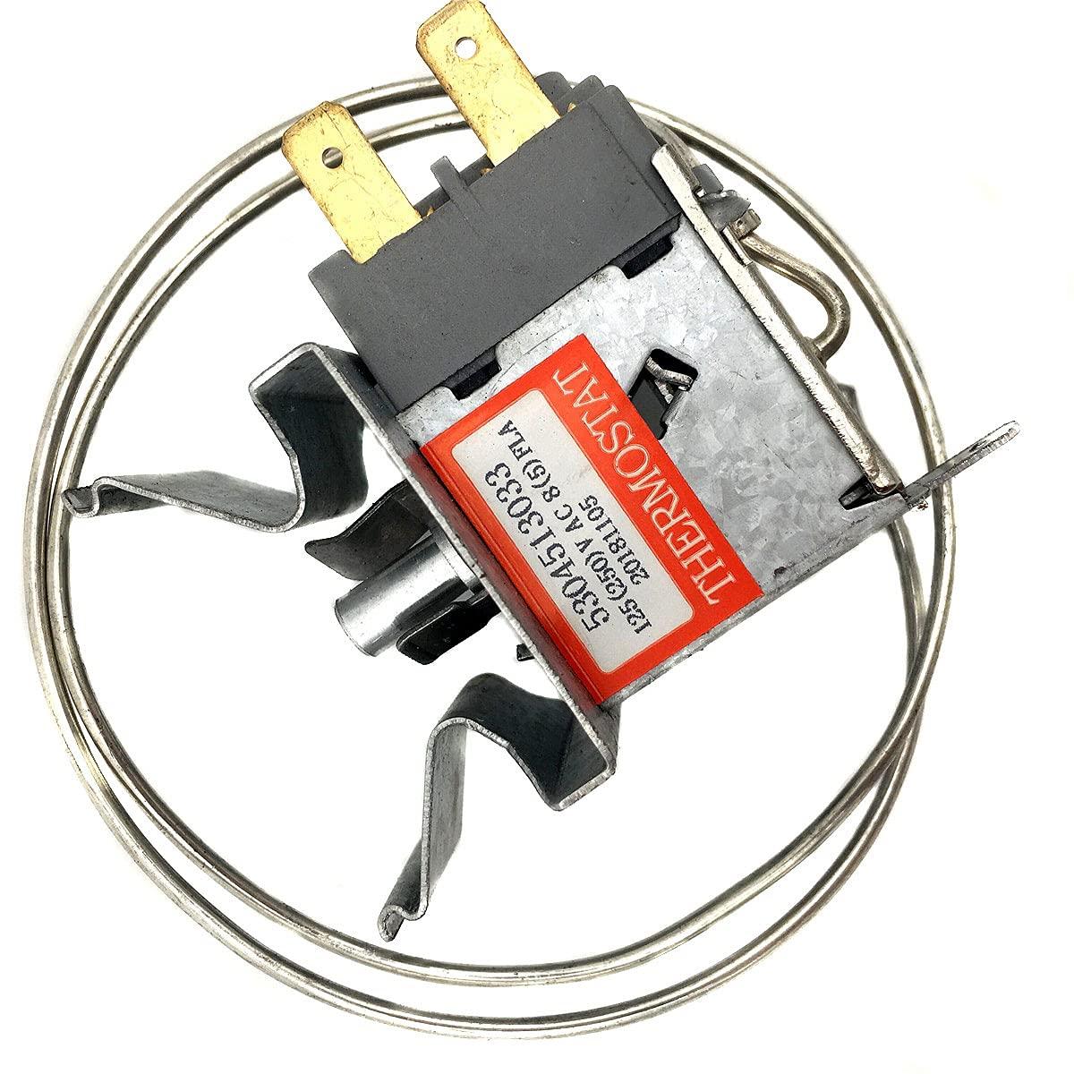 iRomehony 5304513033 Refrigerator Temperature Control Thermostat Replacement for 216715200, 216715201, 216715203, 297053873, AP6284905, PS12365300 Fit for Frigidaire Ken-more Freezer