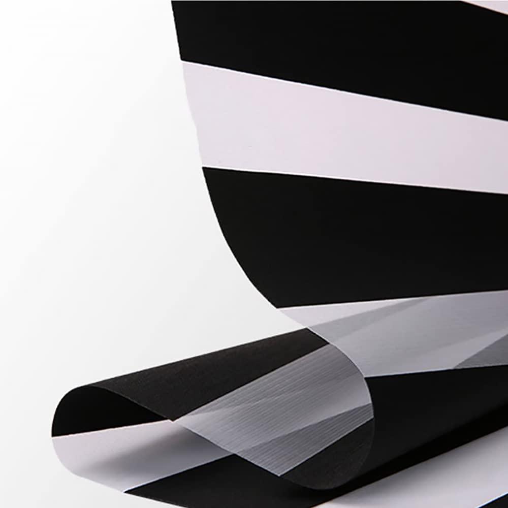 ZEBRAGO Motorized Zebra Blinds for Windows, Customized Remote Control Smart Dual Layer Shades with Privacy Light Control for Home, Office
