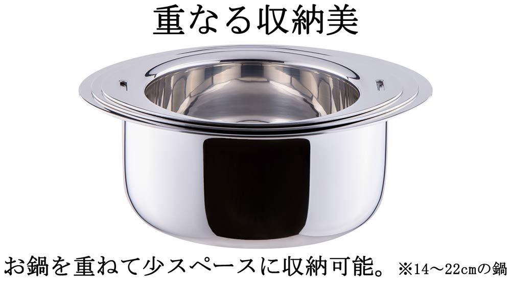 (Miyazaki Seisakusho) Miyazaki Seisakusho JN-16B Ten Pot Sauce Pot, 6.3 inches (16 cm), Made in Japan, Induction Compatible, All Heat Sources, Waterless, Surheat Cooking