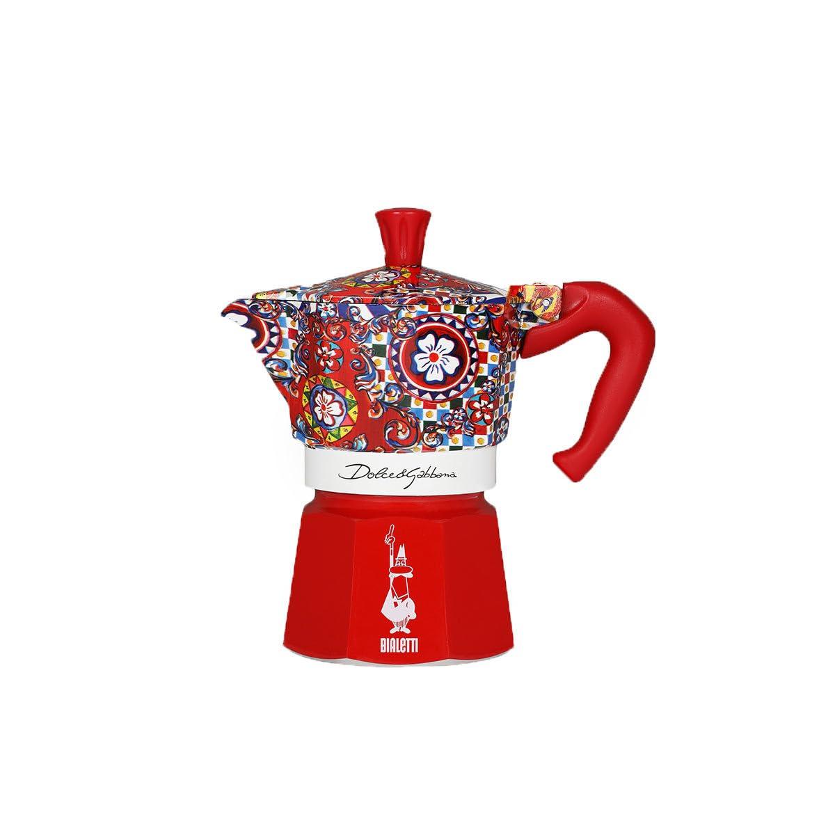 Bialetti Bialetti Dolce & Gabbana Mocha Express 3 Cup Open Fire (Coffee Maker, Espresso Maker, Makinetta)
