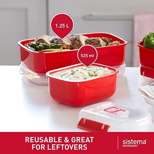 Sistema Sistema Microwave Heat & Eat, 3 Pack