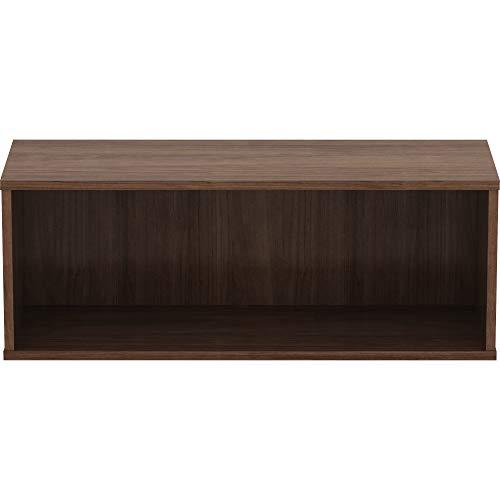 Lorell Lorell, LLR90280, Panel System Open Storage Cabinet, 1 Each, Walnut