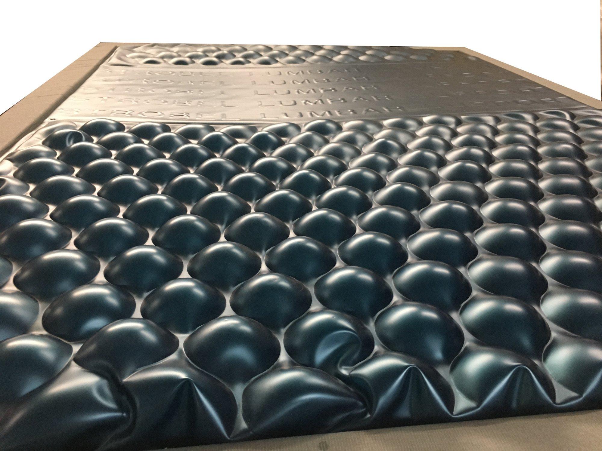 Strobel Organic Strobel Organic Aspen Complete Waterbed 5 Board Vinyl Upholstered Black Vinyl Queen