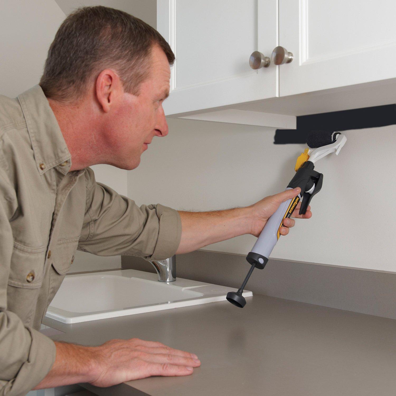 Wagner Spraytech Wagner Spraytech 0530000B SMART Edge Paint Roller, Paint Power Roller, Power Paint Roller, Wagner Paint Stick, Automatic Paint Roller, Auto Paint Roller, Power Roller Paint System