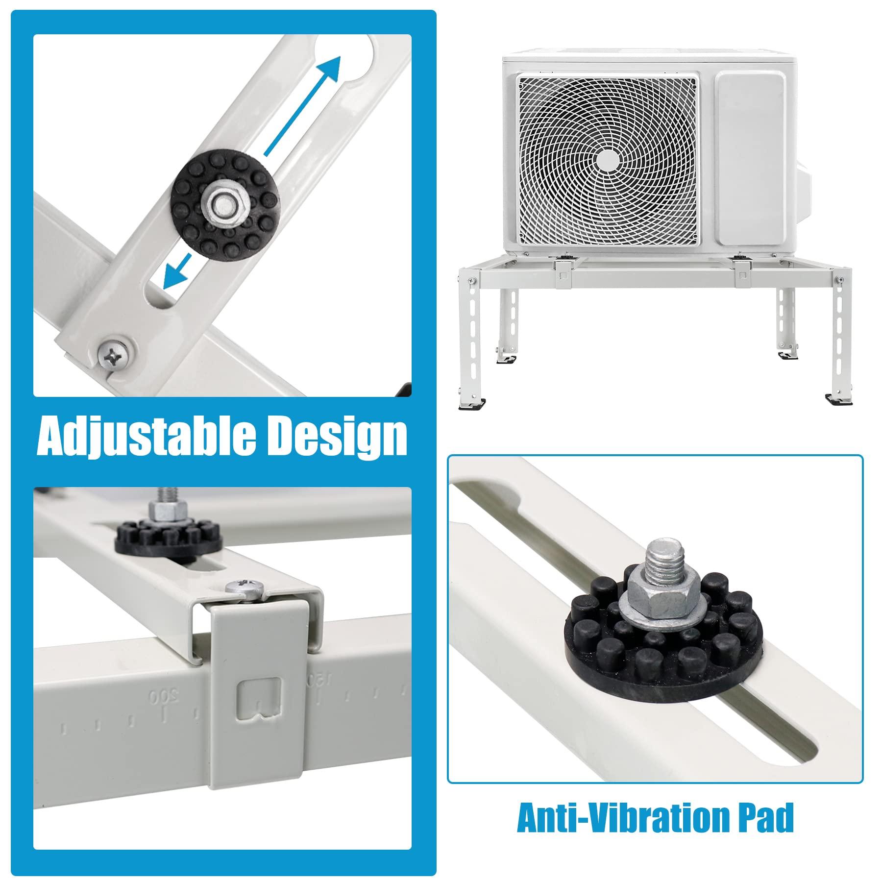 Air Jade Air Jade Mini Split Stand for 9,000-24,000 BTU Ductless Mini Split Air Conditioner Heat Pump, Heavy Duty Mini Split Ground Stand, 400 lbs