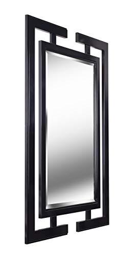Kenroy Home Kenroy Home Casual Wall Mirror ,41 Inch Height, 0.75 Inch Length, 29 Inch Width with Gloss Black