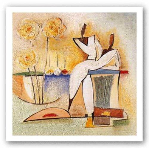 Limited Editions Limited Editions Party of Deux III by Alfred Gockel 27.5"x27.5" Art Print Poster