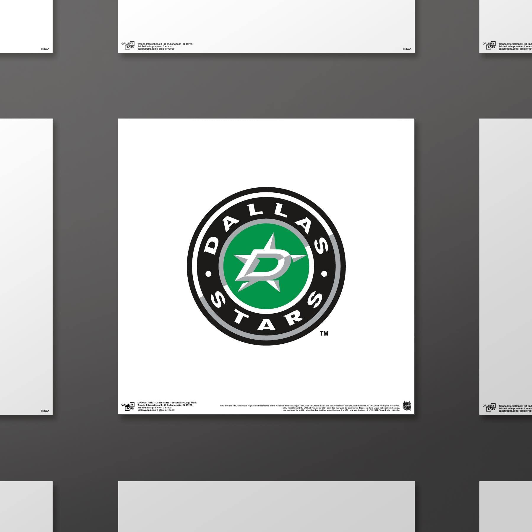 Trends International Trends International Gallery Pops NHL Dallas Stars - Secondary Logo Mark Wall Art Wall Poster, 12\" x 12\", Unframed Version