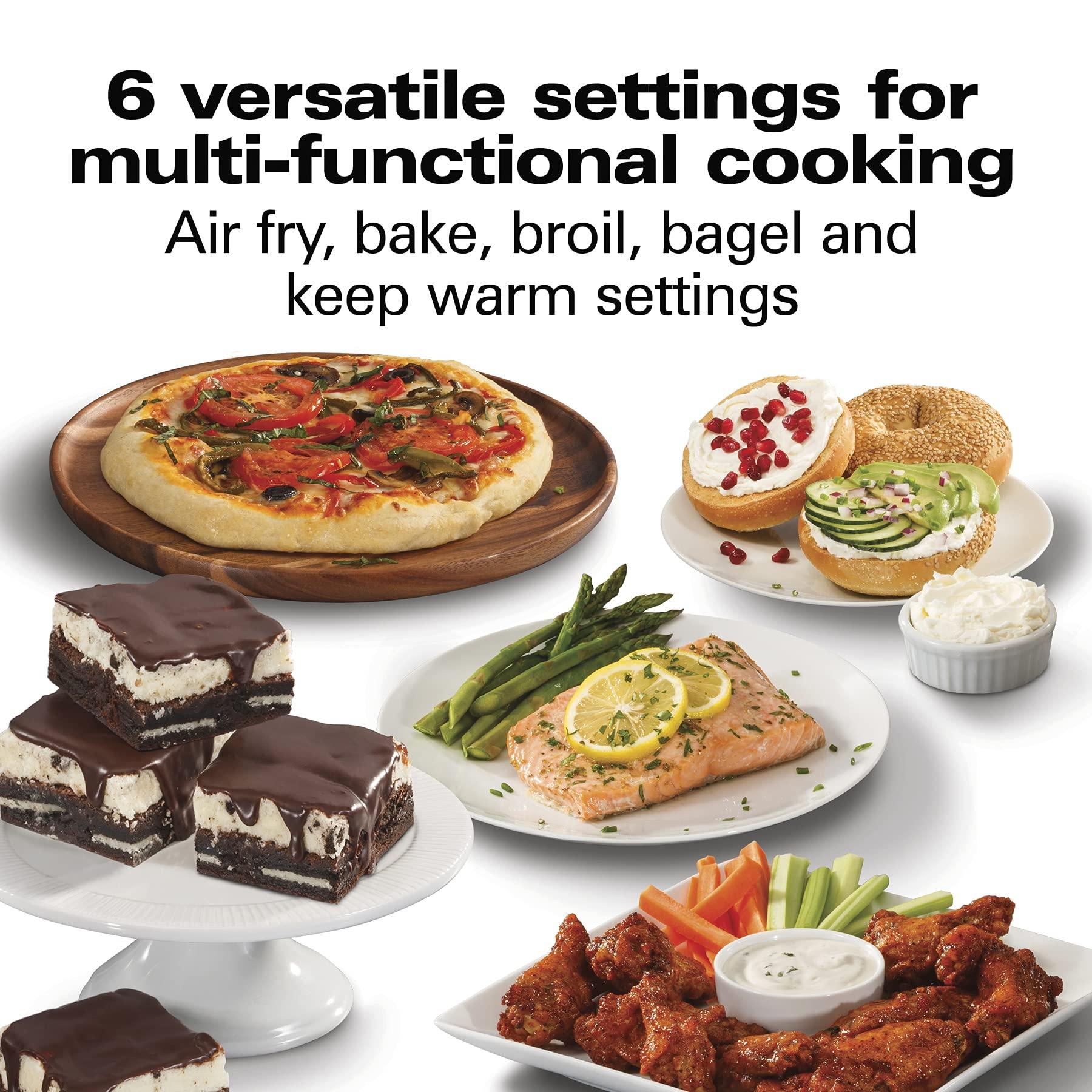 Hamilton Beach Hamilton Beach Professional Sure-Crisp Digital Toaster Oven Air Fryer Combo with 6-in-1 Functionality, 1500 Watts, 10-inch Pizza / 4 Slice Capacity, Stainless Steel (31241)