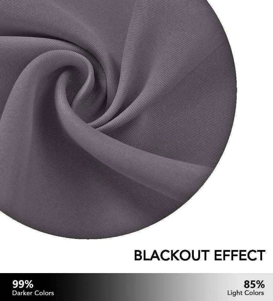 Sky Wave Double Pinch Pleated Blackout Curtains for Room Decoration and Darkening Comes with Easy Hanging Options via Back Hooks. (Blush 52 Inch Wide by 108 Inch Long- 2 Pannels Combined Size)