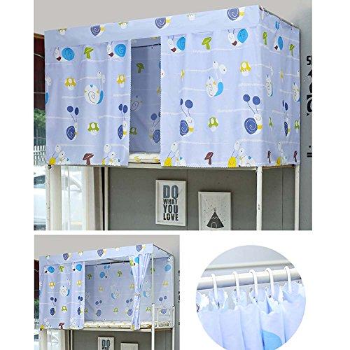 FANCY PUMPKIN thefancypumpkin Stylish Canopy Bed Curtains Bunk Bed Curtain Student Dormitory Shading Cloth for Single Bed, C-19