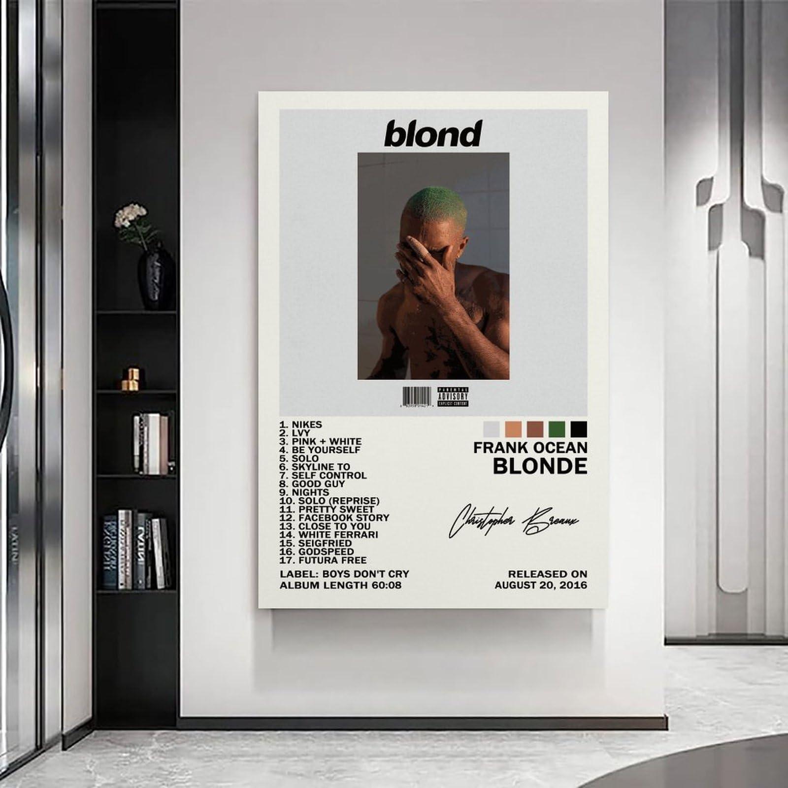 EASSL EASSL Blonde Album Cover Posters Canvas Art Poster Bedroom Decor Posters 20x30inch(50x75cm)