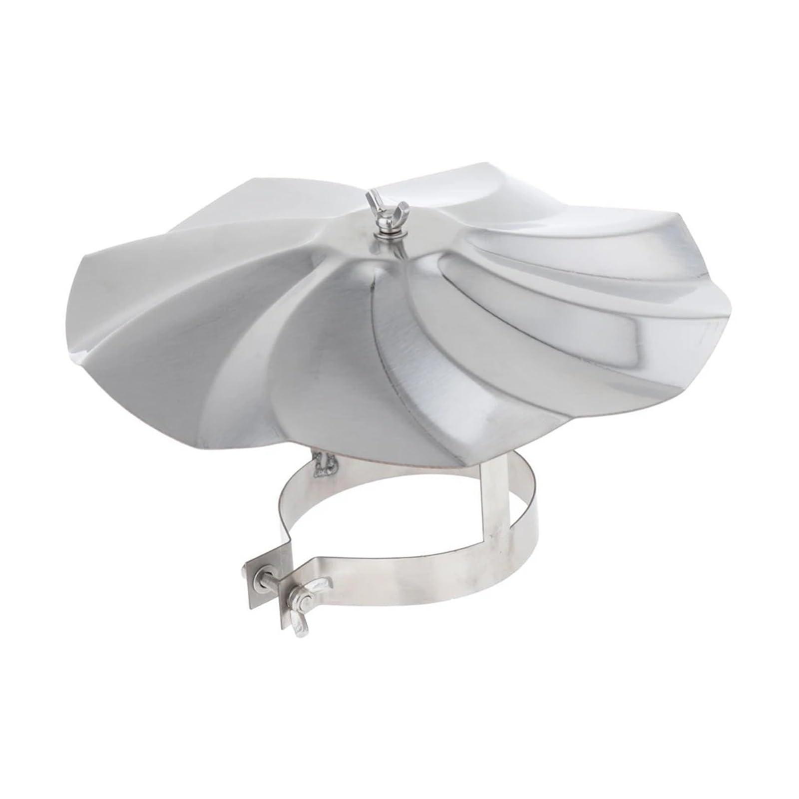 generic Chimney Cap Chimney Rain Cap Vent Cap Application Chimney Tube Cowl Flue Pipe Rain Cover Rainproof Stainless Steel