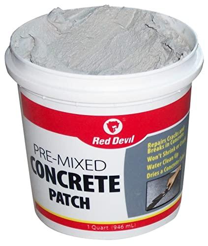 Red Devil Red Devil 0641 Pre-Mixed Concrete Patch, 1 Gallon, Pack of 1, Gray