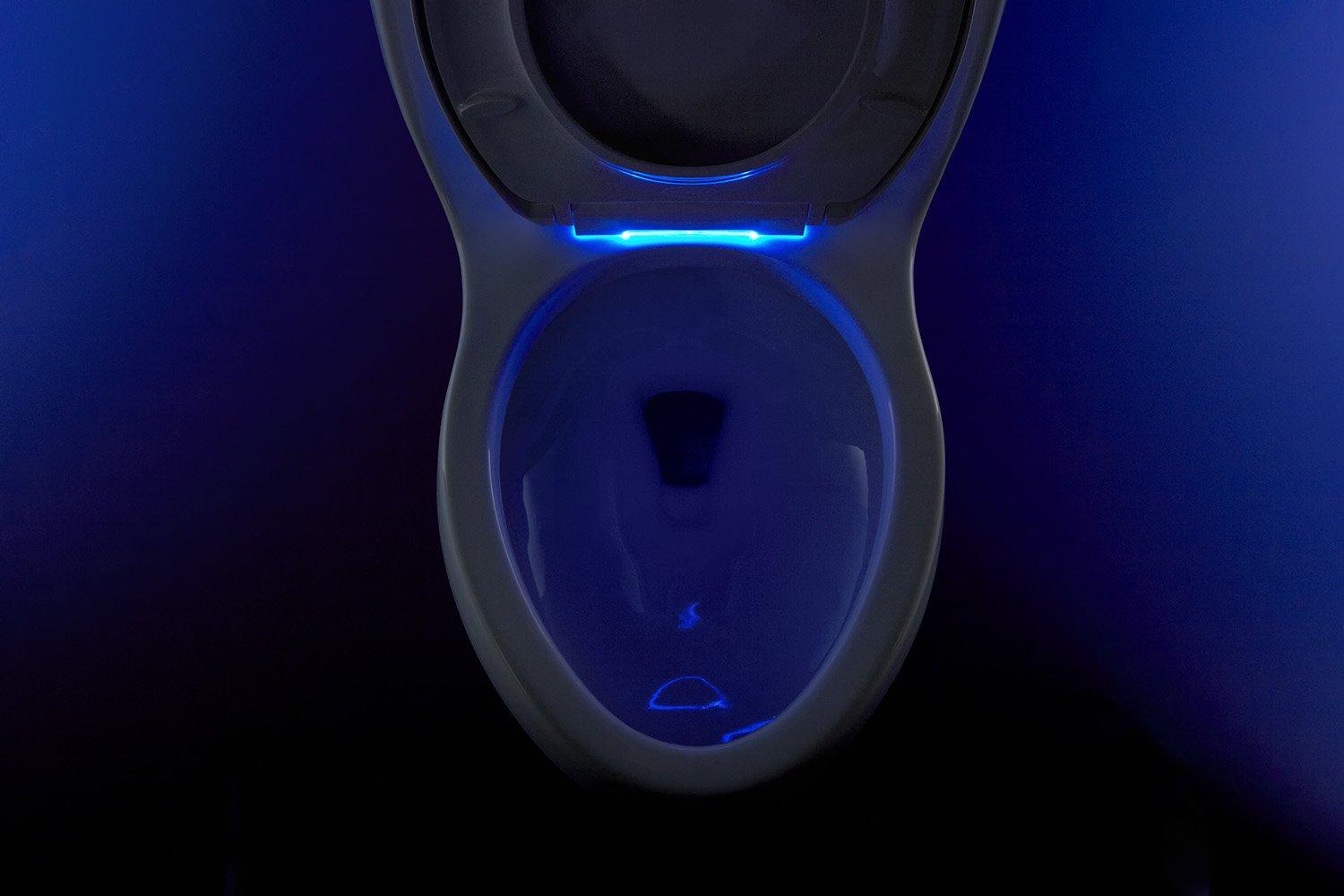 Kohler KOHLER Reveal(TM) Nightlight Q3(TM) Round-Front Toilet Seat, Dune
