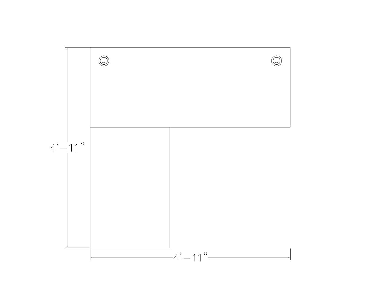 SKUTCHI DESIGNS INC. SKUTCHI DESIGNS INC. 5X5 L-Shaped Laminate Desk with Storage Cabinet | Desk with Charcoal Modesty Panel | Indigo Series |Asian Night