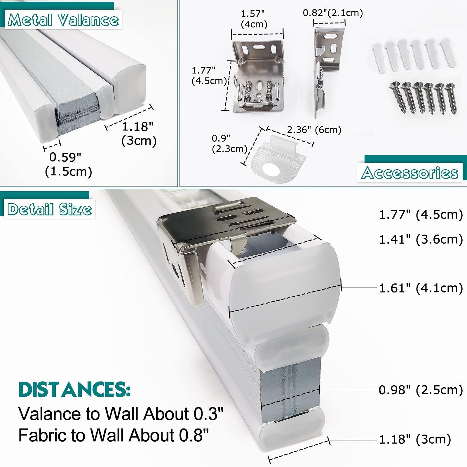 Keego Keego Cellular Blinds Cordless Top Down Bottom Up Honeycomb Blinds, Custom Cut to Size Window Blind, 48" W x 60" H, Grey