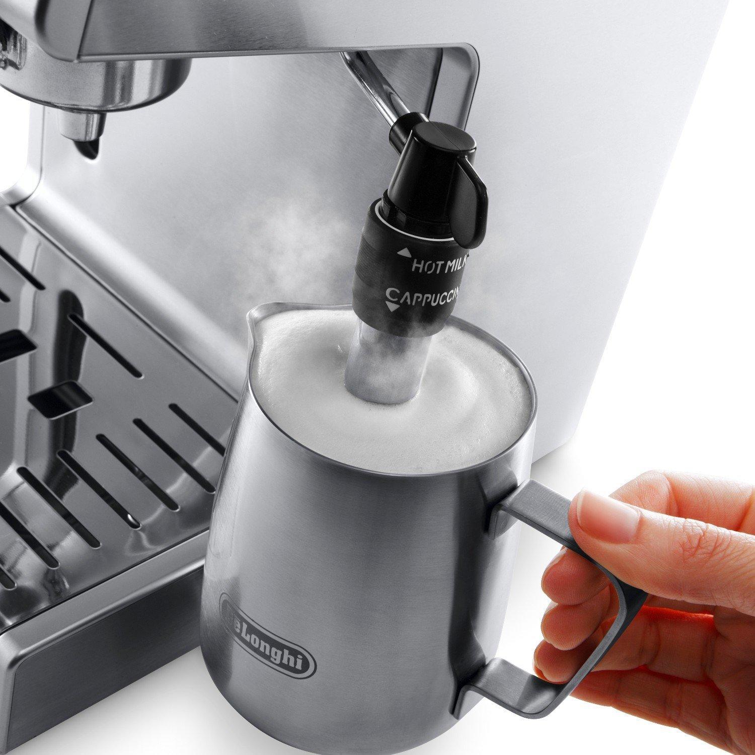De'Longhi De'Longhi 15 Bar Pump Espresso and Cappuccino Machine with Premium Adjustable Frother, Stainless Steel, ECP3630
