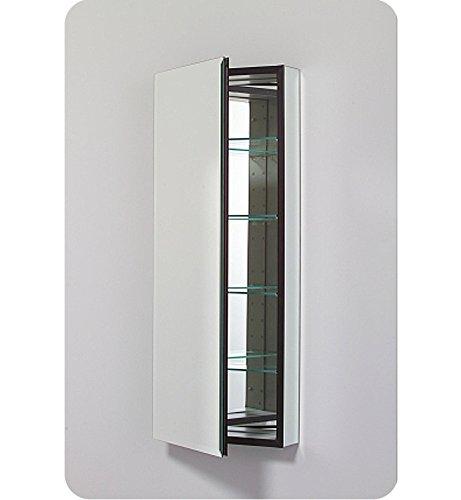 Robern Robern MC1640D4FBL M-Series Mirror Cabinet with Beveled Edge Door, Silver