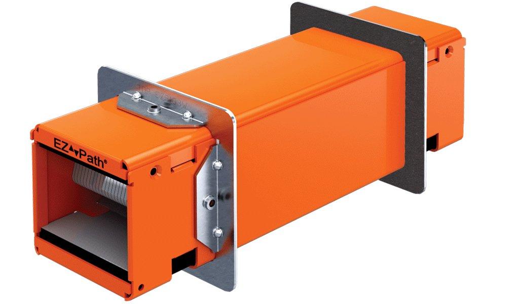 Specified Technologies Inc. EZ PATH (EZDP33FWS) SERIES 33 UP TO 4 HOURS FIRE RATING PATHWAY DEVICE WITH SQUARE WALL PLATE KIT 3in x 3in (76mm) SQUARE OPENING