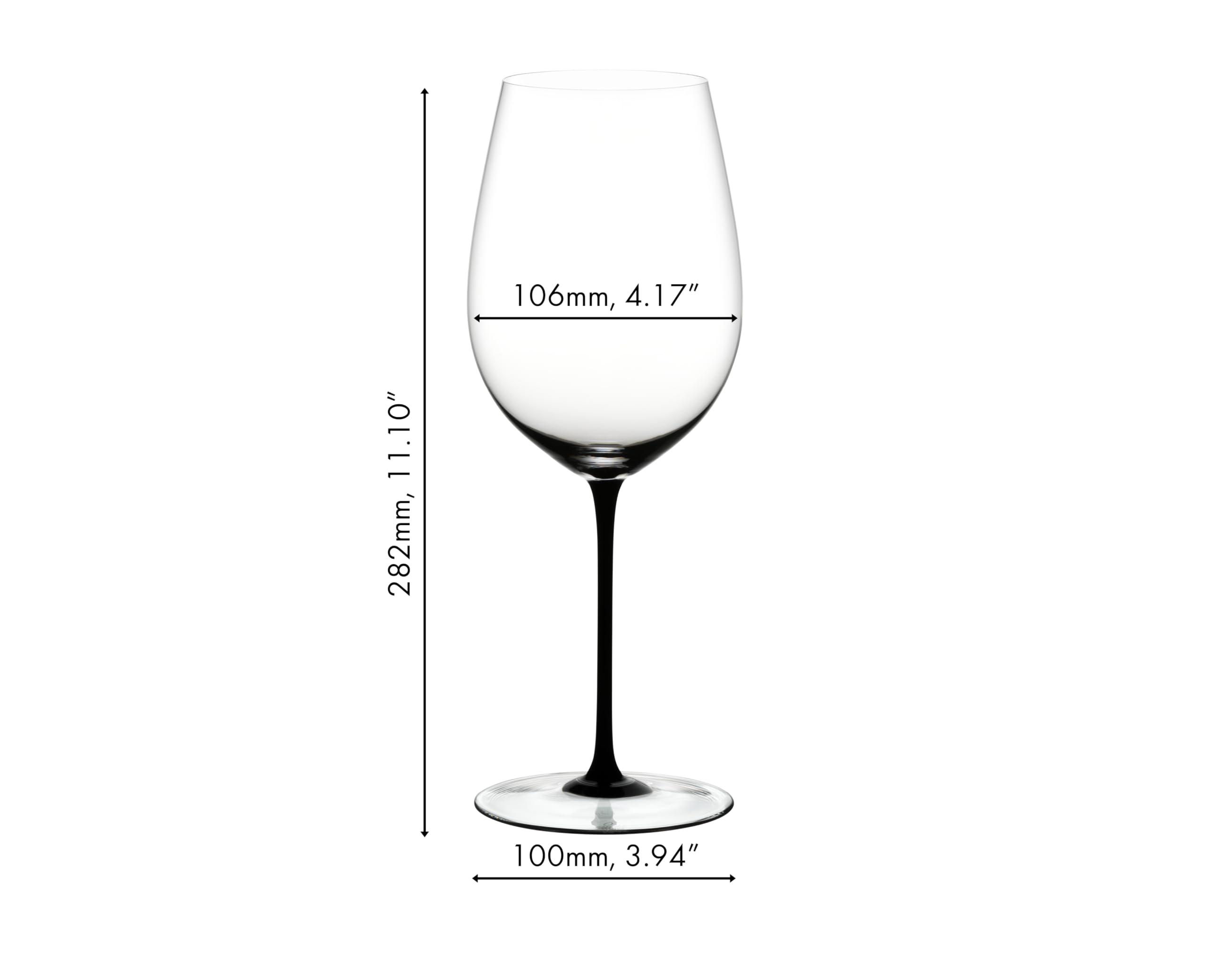 Riedel Riedel Sommeliers Black Tie Bordeaux Grand Cru Glass, Packed in a Gift Tube