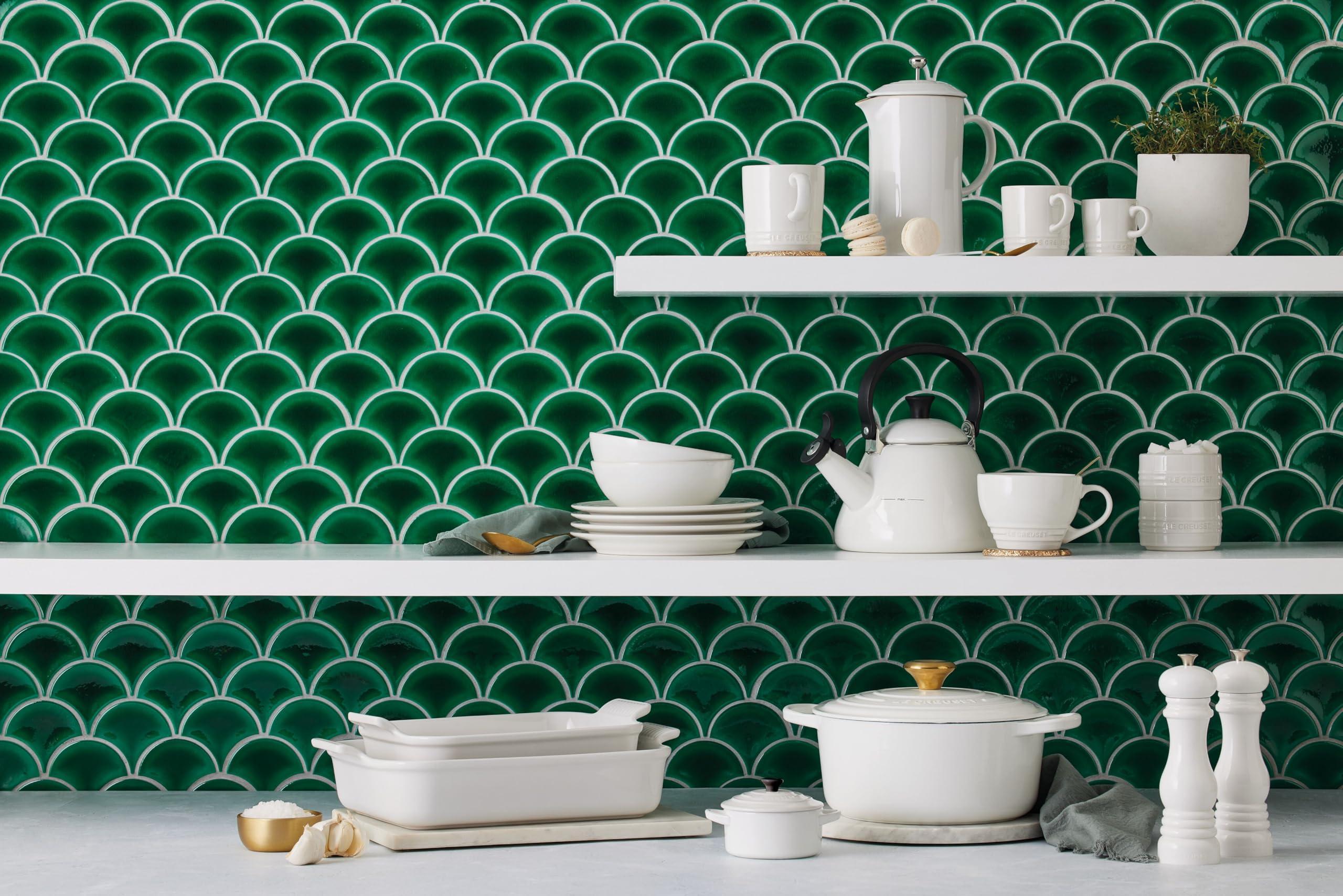 Le Creuset Le Creuset Enameled Cast Iron Signature Round Dutch Oven, 7.25 qt., White