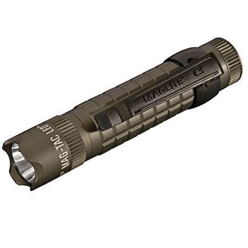MagLite Maglite Mag-Tac LED 2-Cell CR123 Flashlight - Crowned-Bezel, Foliage Green - SG2LRB6