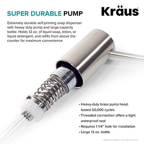 Kraus KRAUS Kitchen Soap and Lotion Dispenser in Stainless Steel, KSD-41SS