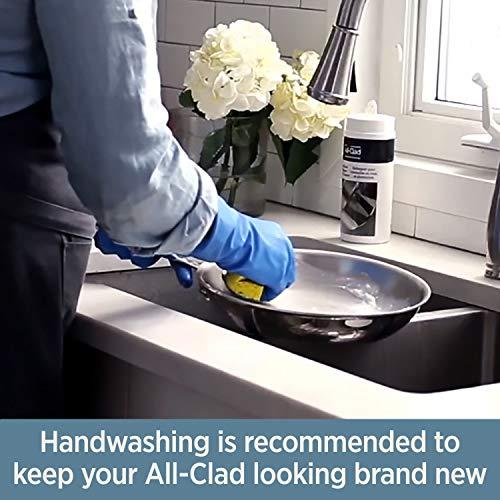 All-Clad All-Clad D3 3-Ply Stainless Steel Stockpot with Lid 8 Quart, Induction, Oven Broiler Safe 600F, Silver