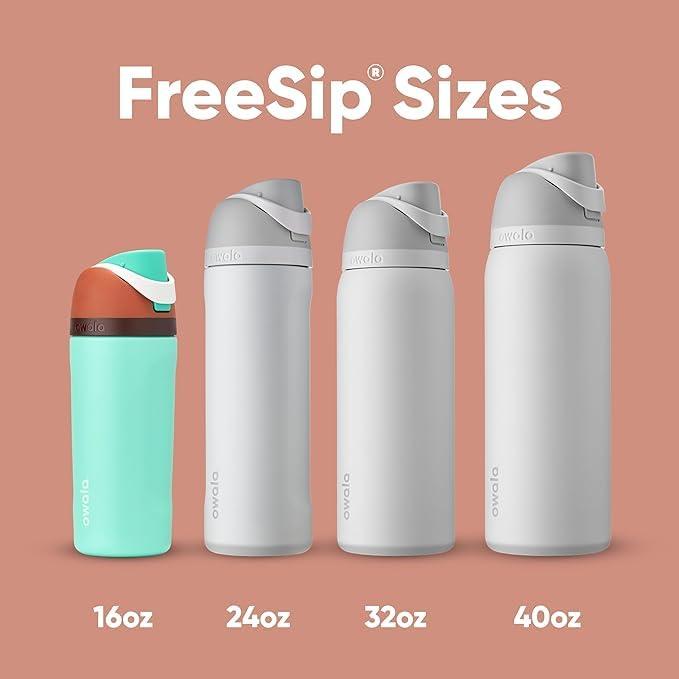 Owala Owala FreeSip Insulated Stainless Steel Water Bottle with Straw for Sports, Travel, and School BPA-Free Sports Water Bottle, 32 oz, Iced Breeze